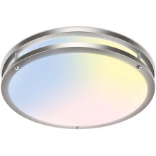 LED-Deckenleuchte, gebürstetes Nickel, 25,4 cm (10 Zoll)