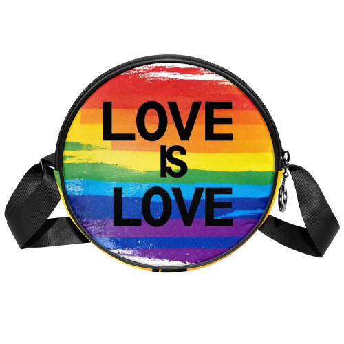 Rainbow Love Axelväska för Dam Liten