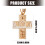 Multipurpose Wood Easter Crosses Wall Decors With Traditional 3