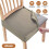 4-Pack Waterproof Stretch Dining Chair Slipcovers 1