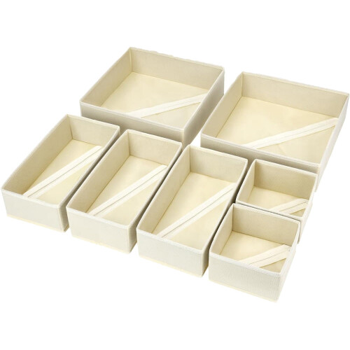 12-Piece Foldable Drawer Organisers Set