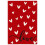 Valentine's Garden Flag – Double Heart Welcome Design, 1