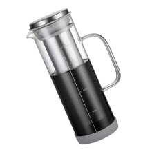 Cafetière à infusion à froid avec bocal en verre et filtre amovible