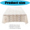 Multiple Size Florals Lace Tablecloth Fit Various-140*220cm 3