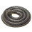 Serpent réaliste en caoutchouc noir 122 cm 1