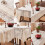 Multiple Size Florals Lace Tablecloth Fit Various-140*220cm 4