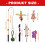 7pack Durability Pet Training Accessories Features Flirts-Gold 3