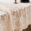 Multiple Size Florals Lace Tablecloth Fit Various-140*220cm 5
