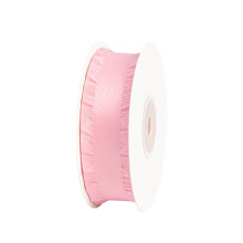 Rosa plissiertes Band, 2,5 cm x 9,1 m – 2 Stück