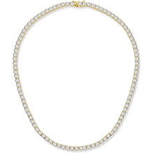 Muince Leadóige CZ Babhta 4.0mm Óir Plátáilte 18K 16-24 orlach