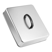 Couvercle en acier inoxydable pour faire fondre les hamburgers sur les plaques de cuisson et autres grils.