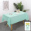 Disposable Plastic Tablecloth 72 x 54 in Blue 1
