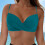 Damen-Bikini-Oberteil mit Bügeln – gepolsterter Push-up-Effekt, einteilig 2