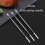 Stainless Steel Seafood Forks 3 pcs 3