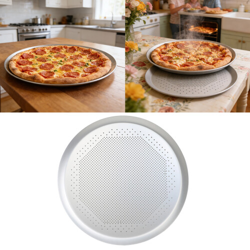 Practical Portable Round Baking Dish Aluminum Alloy-7.5 Inches 1