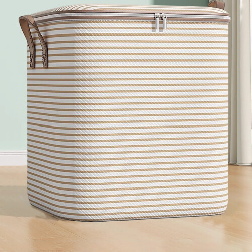 Houndstooth Folding Storage Bag – Non-Woven, Reinforced 1