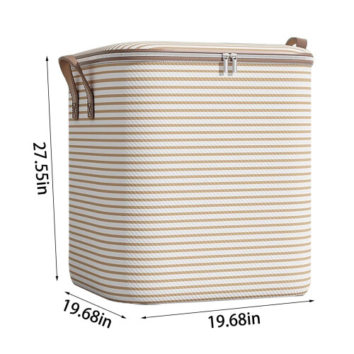 Houndstooth Folding Storage Bag – Non-Woven, Reinforced 2