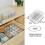 Clear plastic storage box with 4 compartments and lid 8