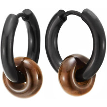 Rustfrit stål Huggie Hoop øreringe 2 stk.