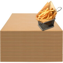 100 folhas de papel para frios não branqueado, 30,5 x 30,5 cm (12 x 12 polegadas)