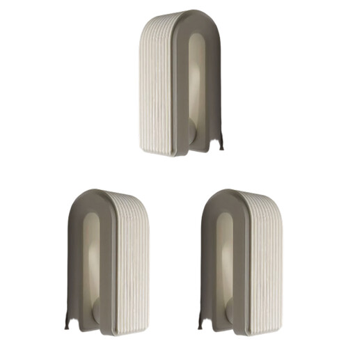 Space Saving Wall Mount Hook Multi Functional-light brown