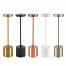 Cordless Dimmable Crystal Table Lamp – Rose Gold,