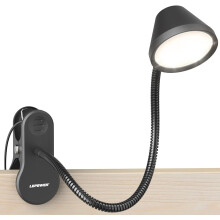 Lampe de lecture à pince à intensité variable 300 lm 5 températures de couleur