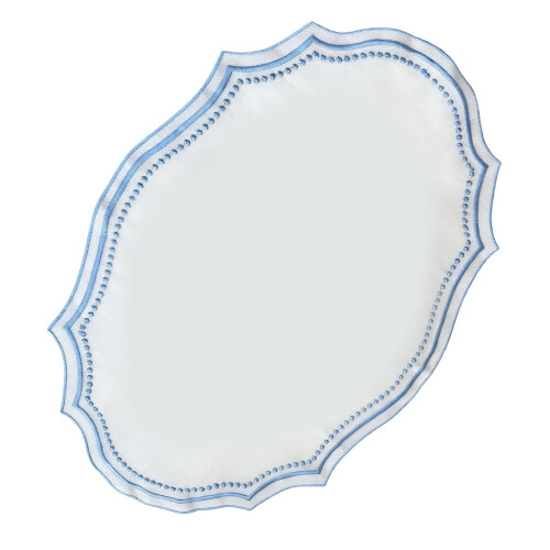 Vintage Embroidered Polyester Placemat 43x30cm