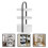 OUNONA 2-Tier White ABS Storage Rack 1