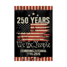 USA 250th Anniversary Garden Flag 12x18 in