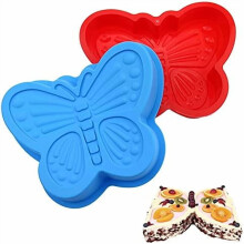 2-Pack Silicone 3D Butterfly Cake Pan Molds