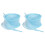Organza shoelaces wide flat140cm  35mm 1