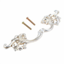 Mâner de tragere din argint antic, 85 mm, aliaj de zinc