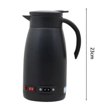 Bouilloire de voiture 12V/24V, bouilloire électrique portable de voyage pour thé et café, chauffe-eau et