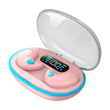 Conduction Sleep Bluetooth headset, fülbe helyezhető 5.3 vezeték nélküli zajszűrős fülhallgató LED kijelzős töltőtokkal, iPhone/Android