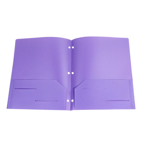 Stevige plastic mappen met vak – A4-formaat.