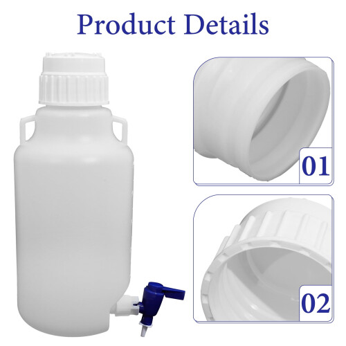 Lab Water Dispenser with Spigot, PE, 1 Pack 2