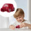 Autoförmiger Tischstaubsauger, USB-aufladbar, Rot 1