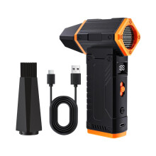 Kleiner Handventilator für den Außenbereich,-schwarze Orangen