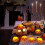 Halloween græskar LED fyrfadslys batteridrevne 6-pak 4