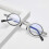 Men's Ultra-Light Titanium Screwless Foldable Blue Light Blocking Reading Glasses Banmo 250 Degree 4