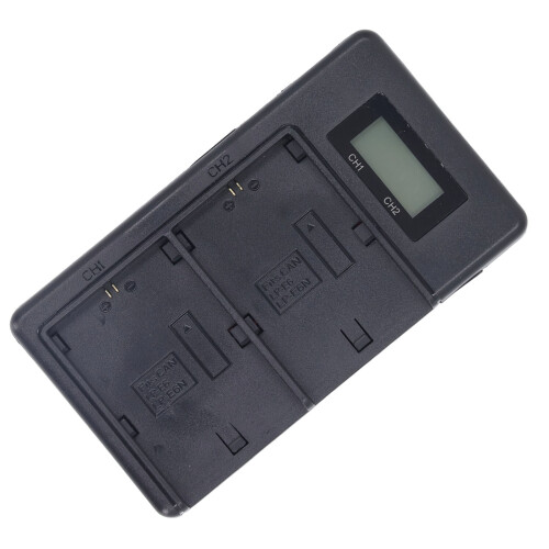 Caricatore USB a due porte con display LED LP E6 E6NH
