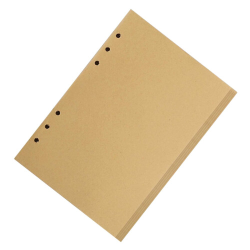 A 5 Grid Refill Paper Insert Sheets Lined Paper 80 Sheets 6 Holes Refillable Filling Paper for Notebook Planner Diary 2