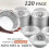 13 cm pajformar i aluminium, 120-pack 3