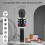 Bluetooth Karaoke Microphone, 4 in 1 Portable Wireless Microphone for Music, Echo Function, Compatible with Android, PC 3