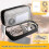 Waterproof PU Hair Dryer Storage Bag Double Layer Handle-M 3