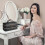 Waterproof PU Hair Dryer Storage Bag Double Layer Handle-M 6