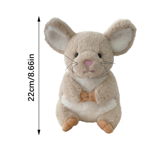 Peluche a forma di cincillà in cotone PP, cuscino imbottito (1 pezzo) 2