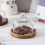 Wood And Glass Serving Tray For Cake Display Multi Functional-1 3