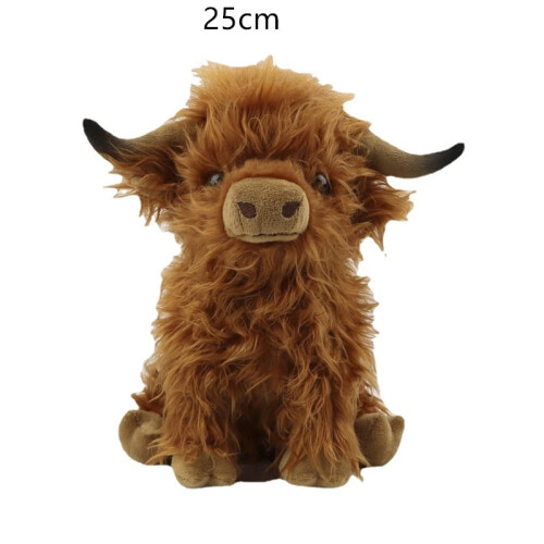 Λούτρινο παιχνίδι Highland Cow Fluffy Bull 10 ίντσες 1